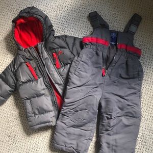 Toddler winter snowsuit with jacket